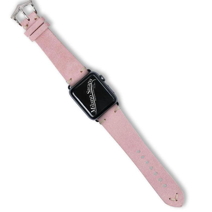 luxury leather strap for apple watch lv