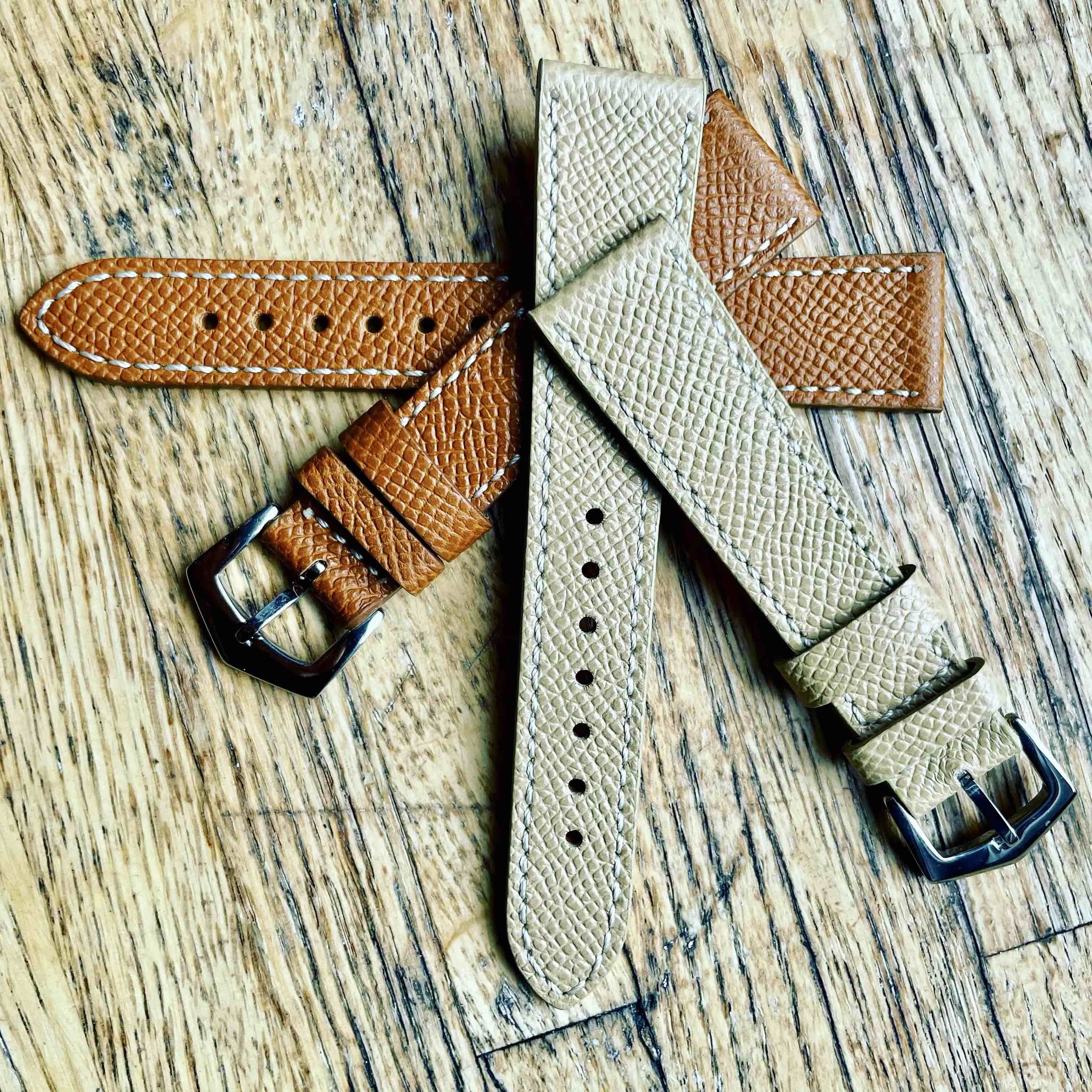 Italian leather straps