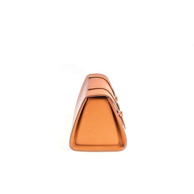 Casati Milano Travel Case Triangular Epsom Leather Brown - Milano Straps