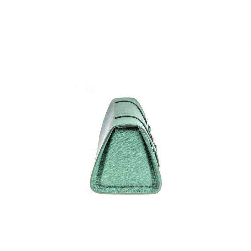 Casati Milano Travel Case Triangular Epsom Leather - Green - Milano Straps