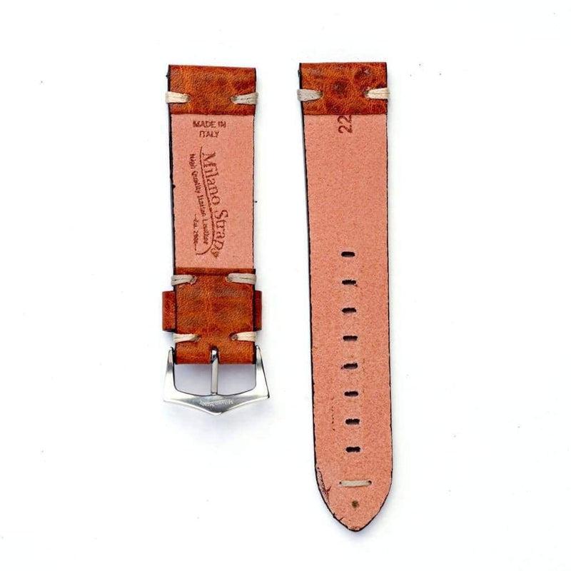 Cognac Leather Watch Strap - Cognac - Milano Straps