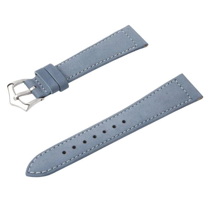 Denim Nabuck Leather Watch Strap - Milano Straps