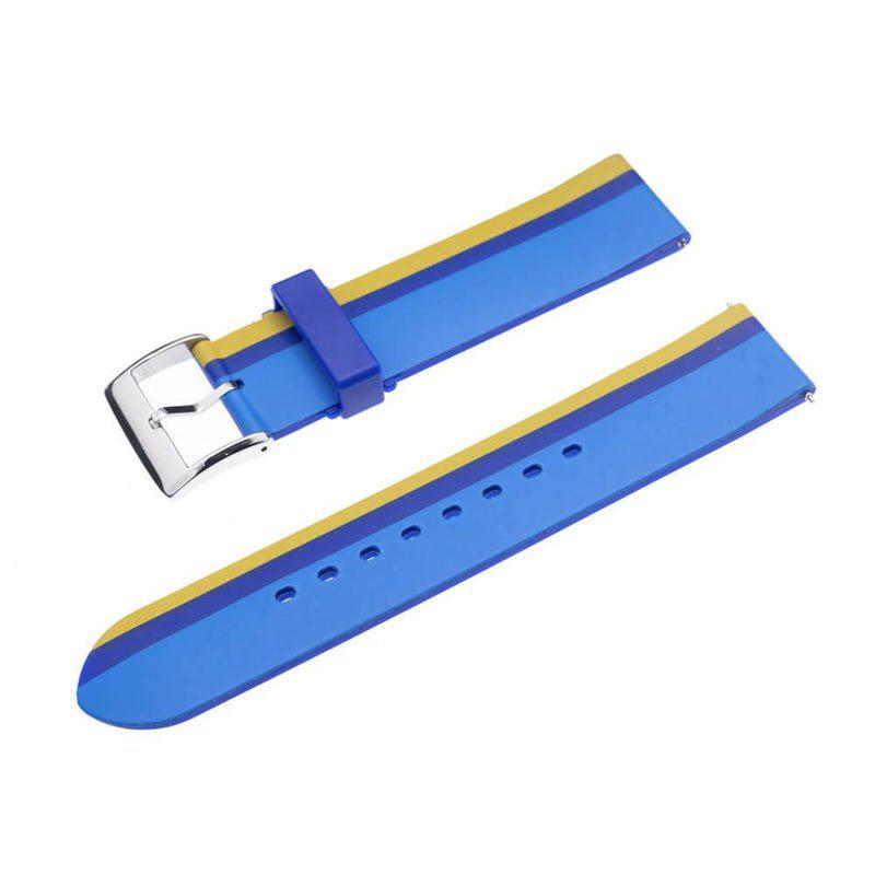 Eco-Flex Watch Band for Any Smartwatch - Blue color - Milano Straps