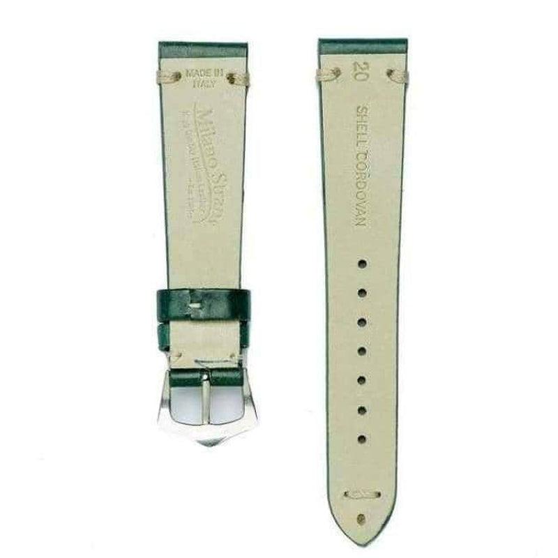 Green Cordovan Leather Watch Strap - Milano Straps