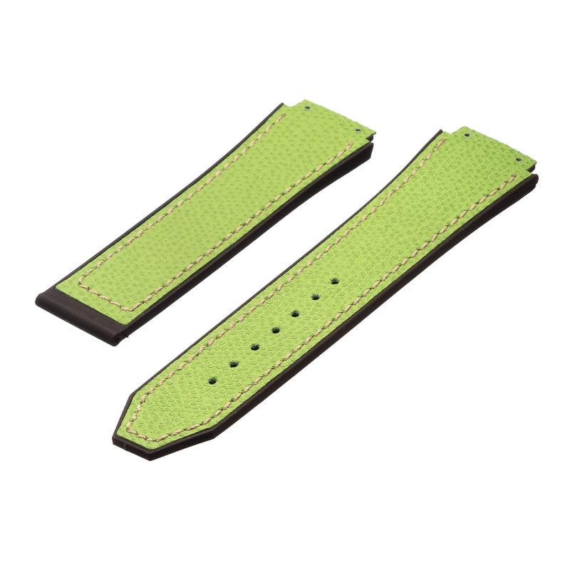 Green Hammered Italian Leather for Hublot Big Bang - Milano Straps