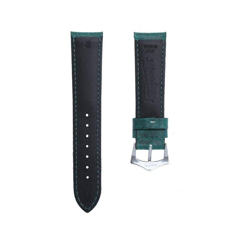 Green Leather Watch Strap - Milano Straps