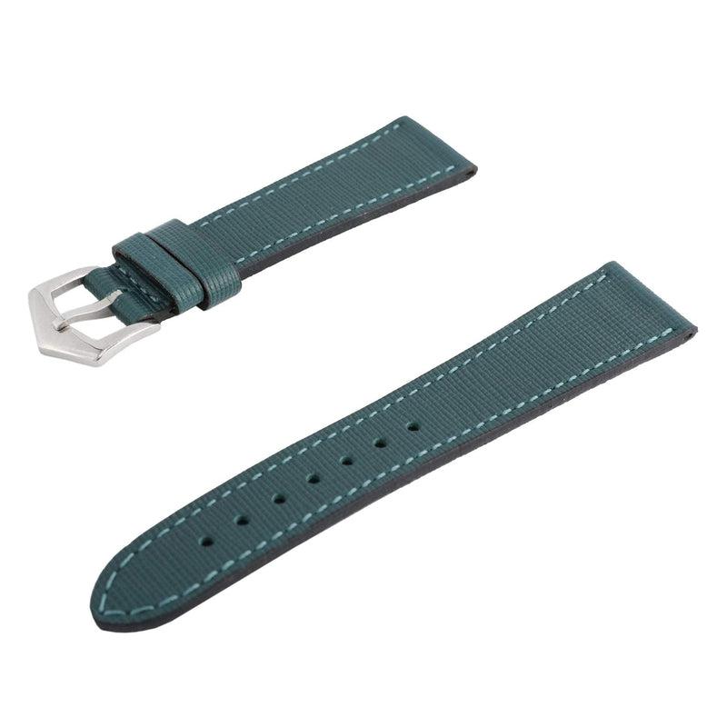 Green Saffiano Leather Watch Strap - Milano Straps