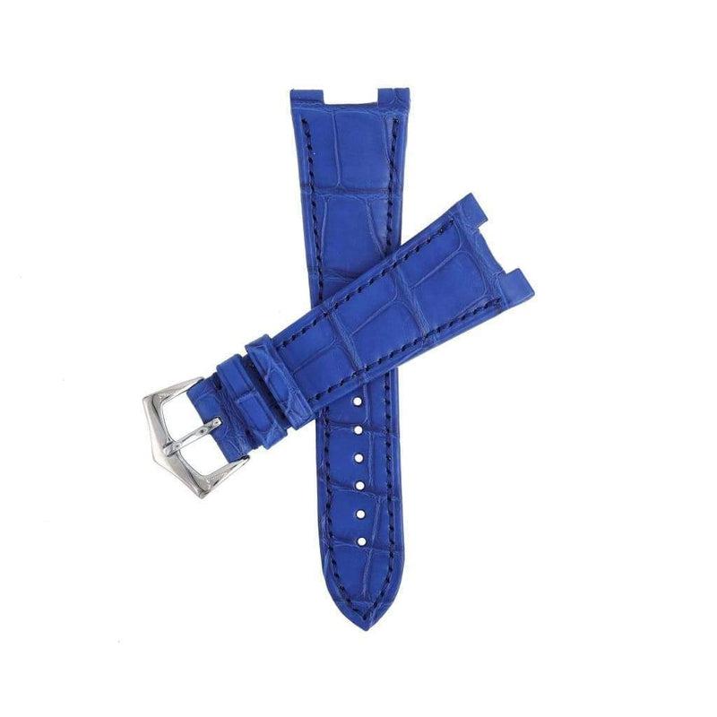 Light Blu Matt Genuine Alligator Watch Strap Patek Philippe Compatible - Milano Straps