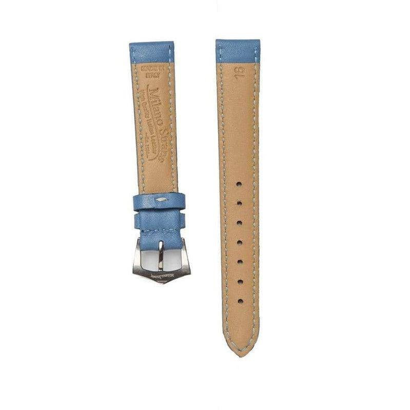 Light Blu Nappa Leather Strap - Milano Straps