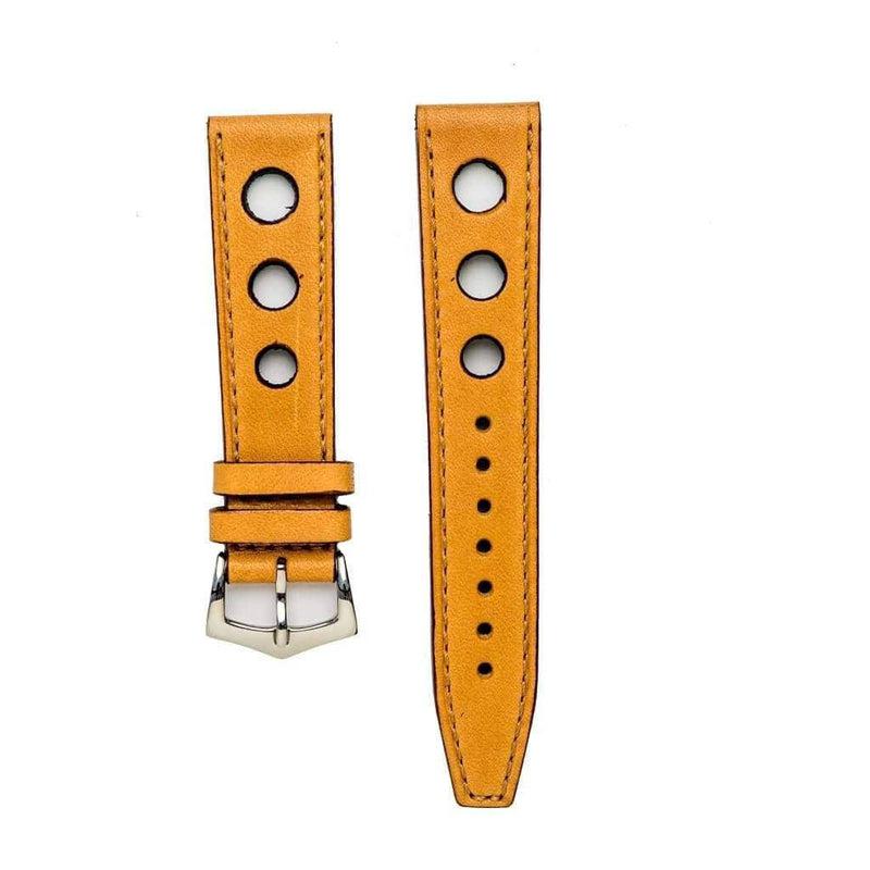Natural "Rally" Leather Watch Strap - Milano Straps
