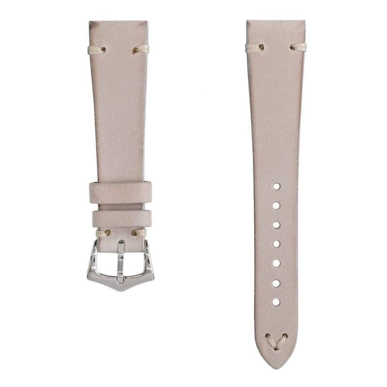 Taupe Leather Vintage Watch Strap - Milano Straps