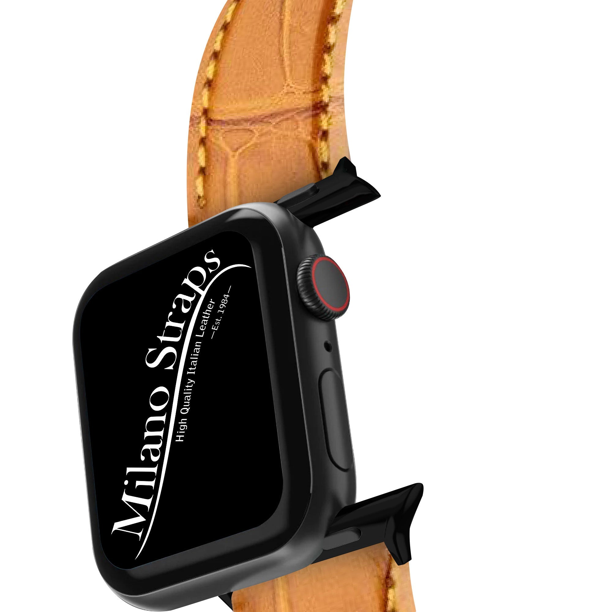 Apple Watch Leather Band ™ Alligator Millennium Cognac Watch Strap