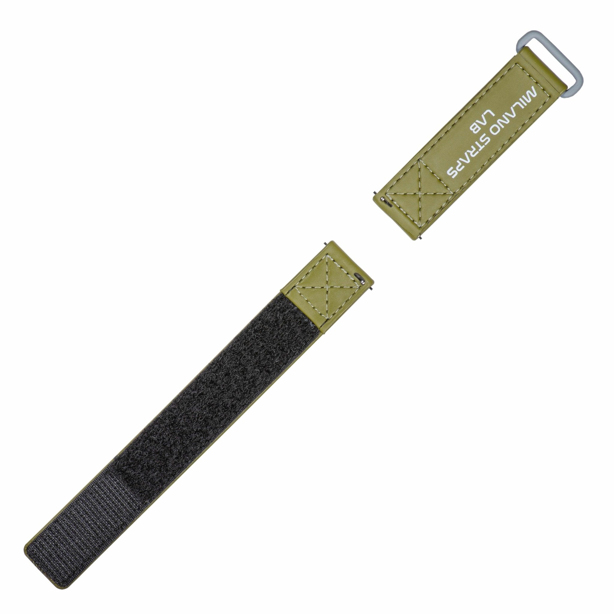 Green Velcro® Watch Band - Milano Straps - #Watch Bands#