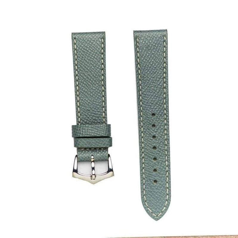Grey Epsom Leather Watch Strap - Milano Straps
