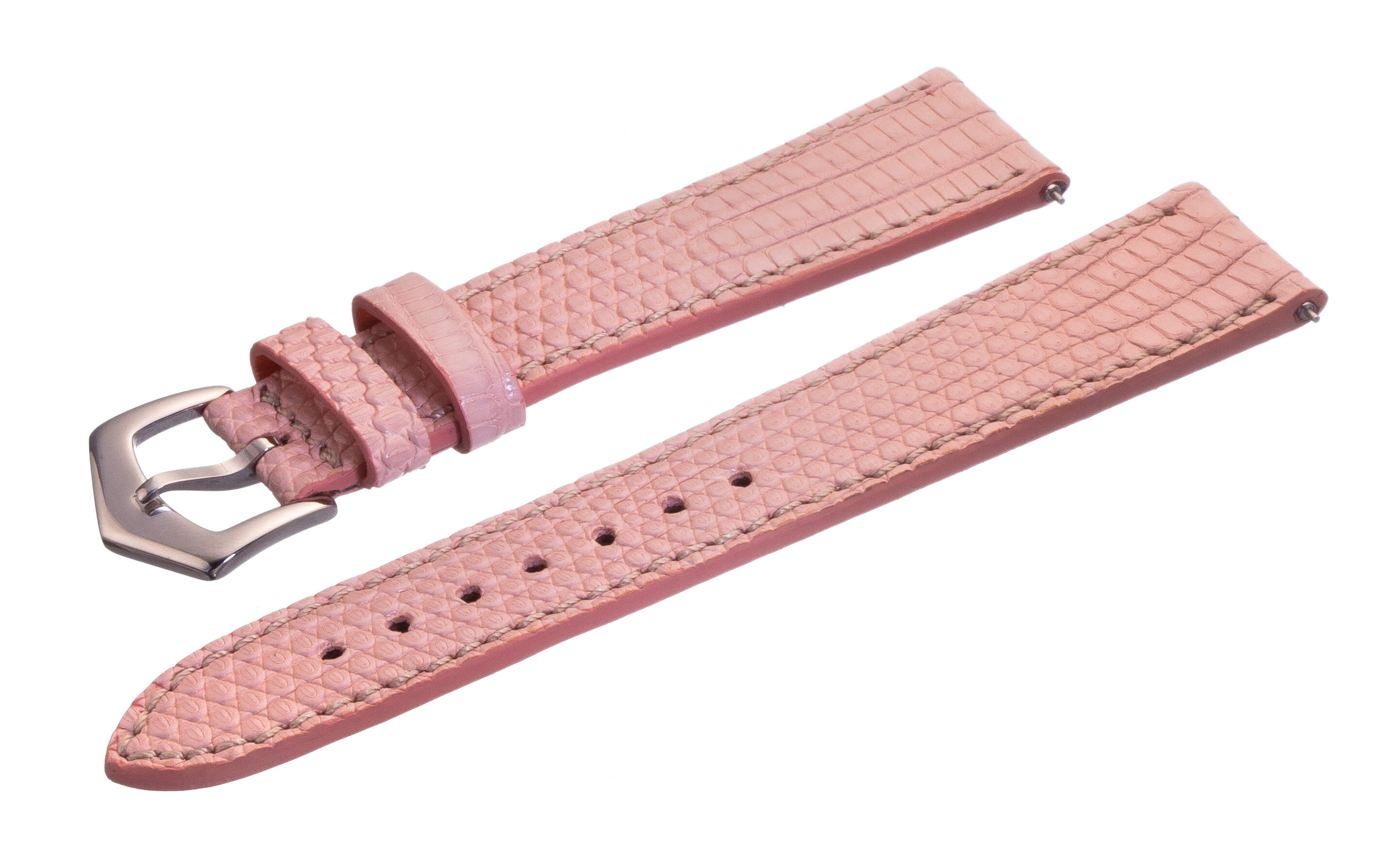 Bracelet en cuir Pink Lizard Apple Watch