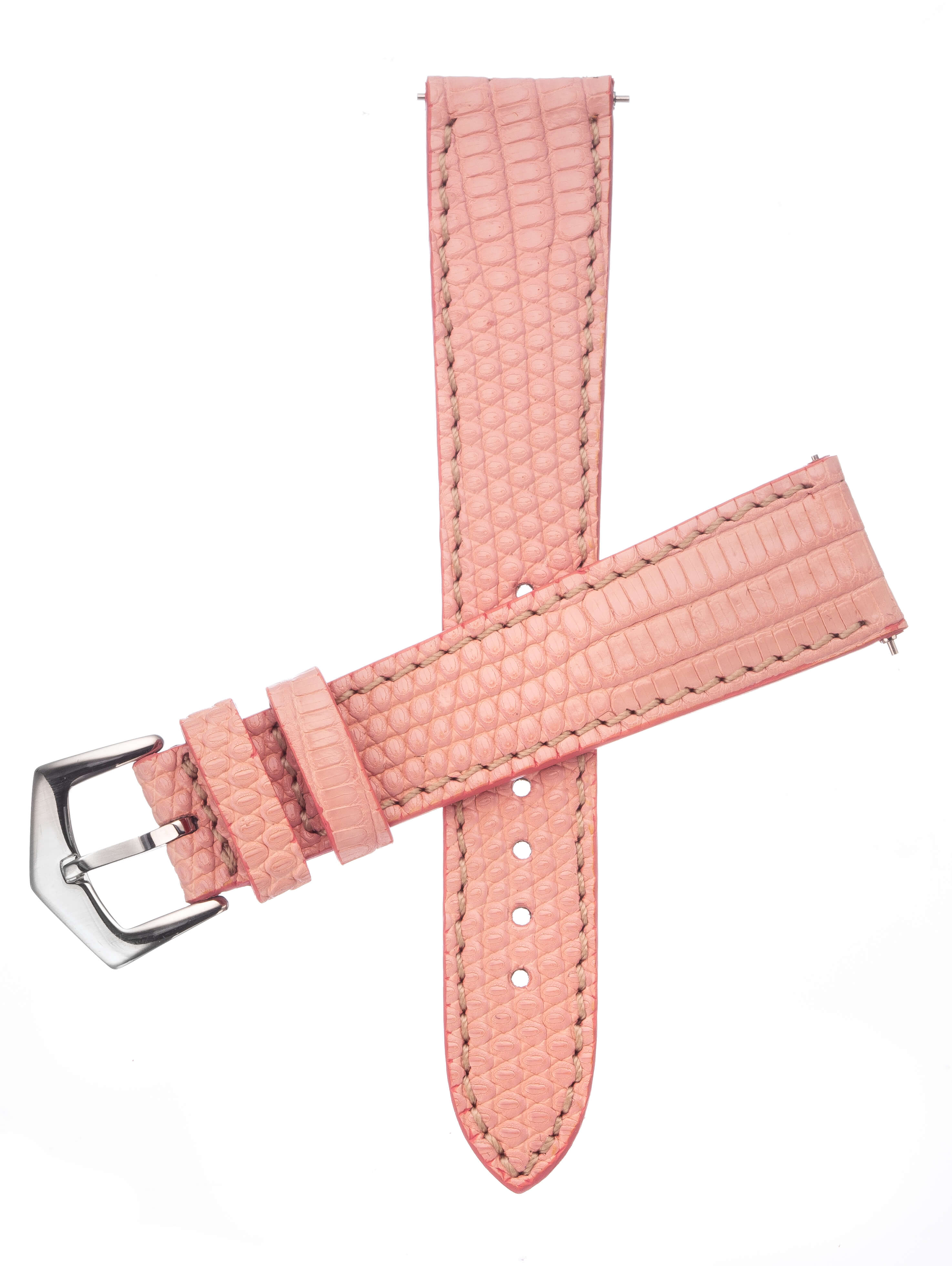 Pink Lizard Apple Watch Leather Band - Milano Straps