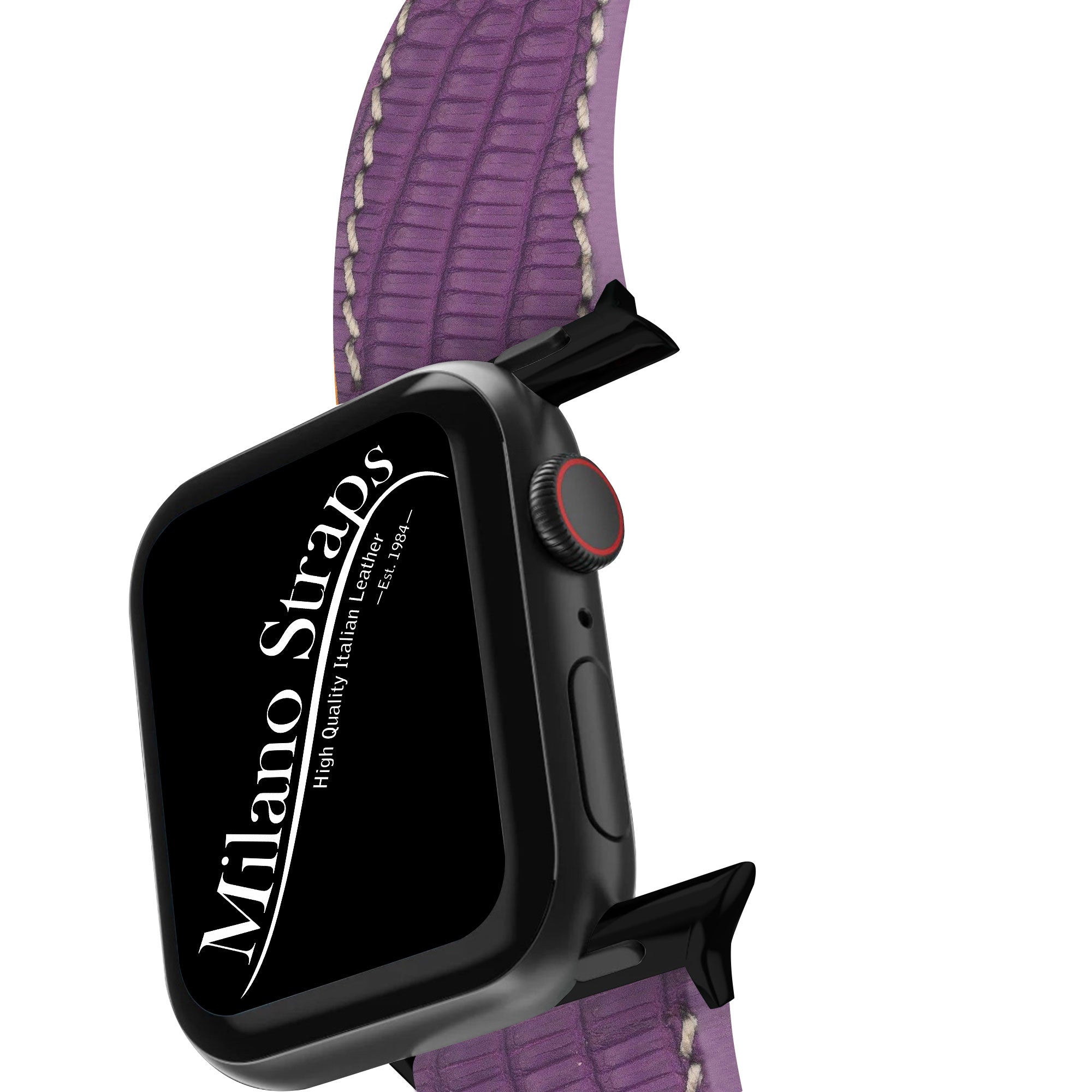 Purple Lizard Apple Watch Leather Band - Milano Straps